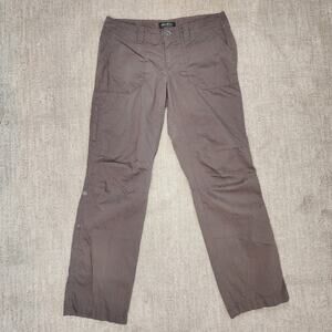 Eddie Bauer Brown Roll Tab Hiking Pants Capris Women's 10